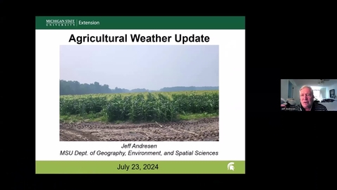 Thumbnail for Agricultural Weather Update - July 23, 2024