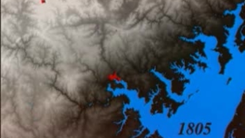 Thumbnail for entry Digital Elevation Model Animation of Growth in the Baltimore-Washington Corridor
