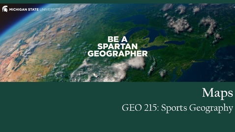 Thumbnail for GEO 215, Video Lecture for the Lesson on Maps