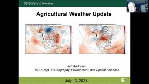 Thumbnail for Agricultural weather forecast for July 13, 2021