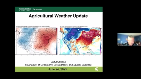 Thumbnail for Agricultural Weather Update - June 24, 2025