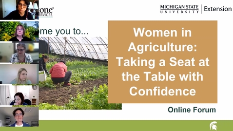 Thumbnail for entry Women in ag panel