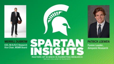 Thumbnail for Spartan Insights Podcast- Interview with Patrick Loewen, Fusion Leader at Aimpoint Research