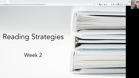 Thumbnail for entry SS22 Lecture 3: Reading Strategies