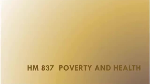 Thumbnail for 11.2 Women, the Feminization of Poverty and Health
