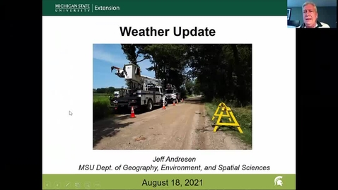 Thumbnail for Agricultural weather forecast for August 18, 2021