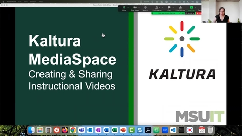 Thumbnail for entry Kaltura Mediaspace: Creating &amp; Sharing Instructional Videos (01.26.23)