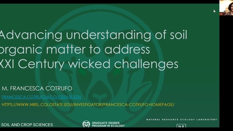Thumbnail for Advancing understanding of soil organic matter to provide solutions to our wicked challenges