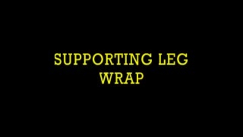 Thumbnail for entry Supporting Leg Wrap