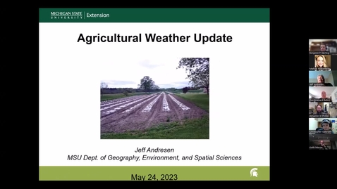 Thumbnail for entry Agricultural Weather Update - May 24, 2023