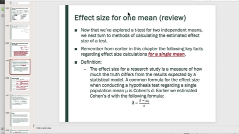 Thumbnail for entry EffectSizeIntroTwoMeans