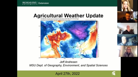 Thumbnail for entry Agricultural weather forecast for April 27, 2022