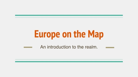 Thumbnail for entry GEO204: Europe on the Map