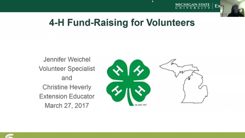 Thumbnail for 4-H Fund-Raising for Volunteers