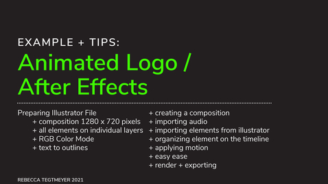 Thumbnail for Animated Logo / After Effects