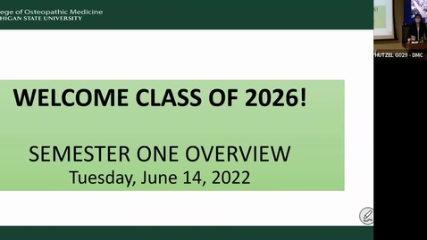 Thumbnail for entry Class of 2026 Orientation 06.14.2022  1 (Source)