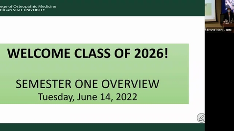 Class of 2026 Orientation 06.14.2022 2 (Source) - MSU MediaSpace