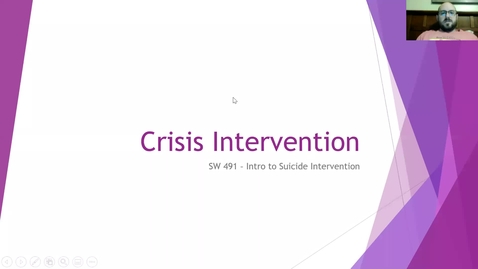 Thumbnail for entry Crisis Intervention