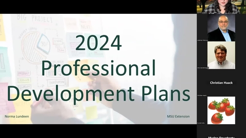 Thumbnail for entry 2024 Professional Development Plans