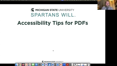 Thumbnail for PDF Accessibility Essentials: Adobe Acrobat Tips &amp; Tricks