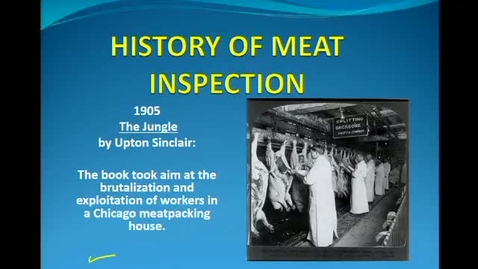 Thumbnail for entry 12-03-2014-Meat Inspection I-Tolan