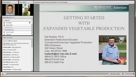 Thumbnail for Expanded Vegetable Production