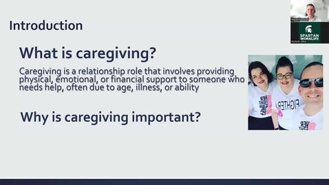 Thumbnail for entry Adult Caregivers Employee Resource Group Presents - True Stories in Caregiving: Dr. Wayne Hutchison