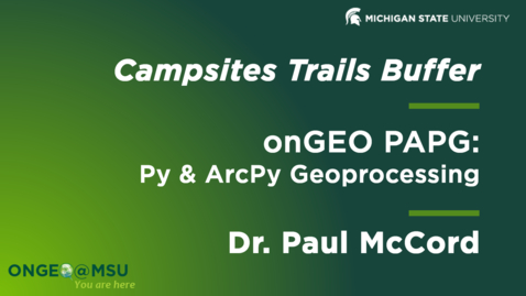Thumbnail for onGEO-PAPG: L5 - Campsites Trails Buffer