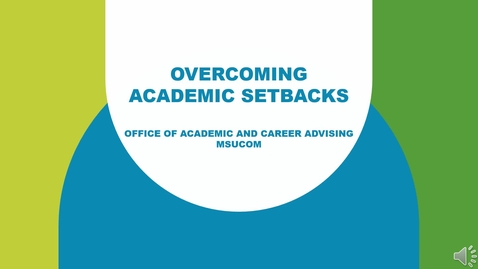 Thumbnail for Overcoming Academic Setbacks