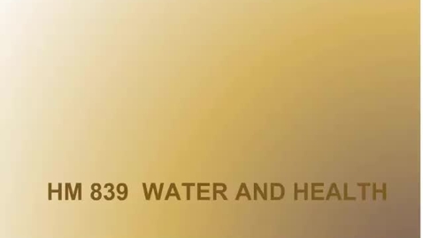 Thumbnail for Other Pollutants of Water