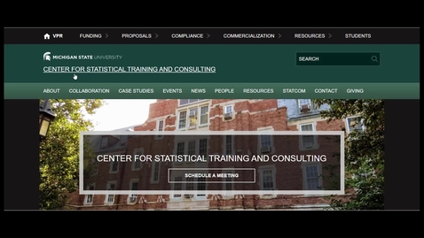 Thumbnail for Center for Statistical Training and Consulting (CSTAT)