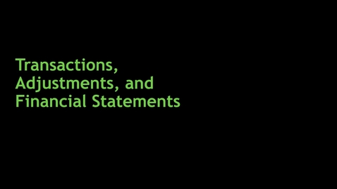 Thumbnail for Recording Transactions 1