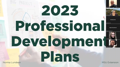 Thumbnail for entry 2023 Professional Development Plans Webinar