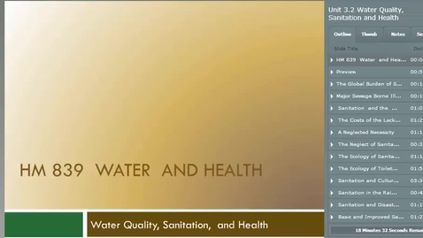 Thumbnail for entry HM839WaterQualitySanitationandHealth