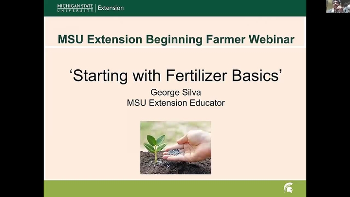 Thumbnail for channel MSU Extension Beginning Farmer Webinar Series