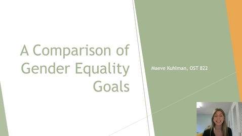 Thumbnail for entry Gender Equality Presentation