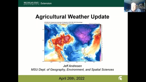 Thumbnail for entry Agricultural weather forecast for April 26, 2022
