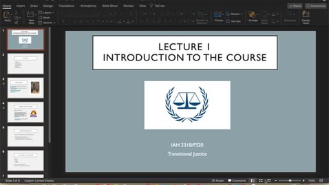 Thumbnail for entry Lecture 1: Introduction to the Course