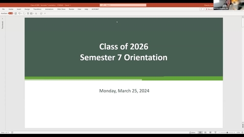 Thumbnail for Semester Orientation - OMS2