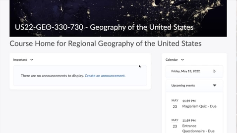 Thumbnail for entry GEO330: Assignment Tutorial (US22)