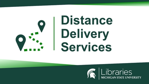 Thumbnail for entry Distance Delivery Services