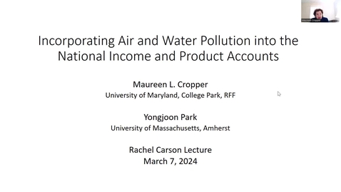 Thumbnail for 2024 Rachel Carson Distinguished Lecture by Maureen Cropper