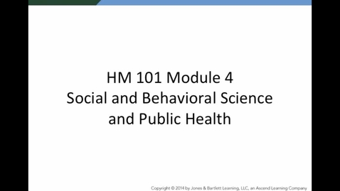 Thumbnail for entry HM 101 Module 4 Powerpoint Lecture