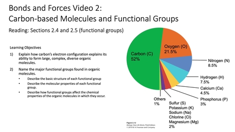 Thumbnail for 001 Video 2 Carbon and Functional Groups