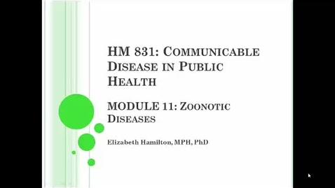 Thumbnail for HM831 Mod11Zoonotic