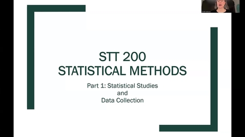 Thumbnail for STT 200 Part 1 Introduction
