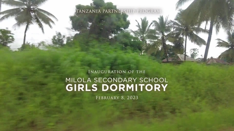 Thumbnail for entry Opening of the Girls Dormitory at Milola Secondary School