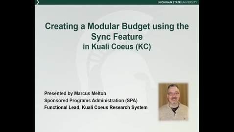 Thumbnail for Creating a Modular Budget in Kuali Coeus