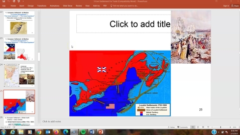 Thumbnail for GEO331: 3-Euro Settle   Fur Trade-Part 2