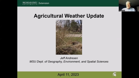 Thumbnail for entry Agricultural Weather Update - April 11, 2023